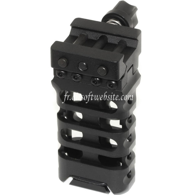 5KU Détachement Rapide QD Ultralight Vertical Poignée Convient pour 20mm Picatinny Rail Noir
