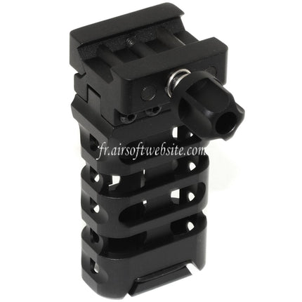 5KU Détachement Rapide QD Ultralight Vertical Poignée Convient pour 20mm Picatinny Rail Noir