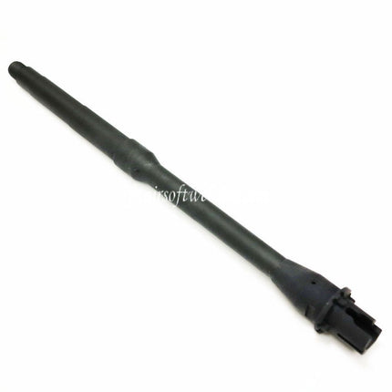 5KU 320mm 12.5 Pouces Aluminium Canon Extérieur Carabine Length -14mm CCW sens antihoraire Convient pour M4 M16 Série AEG Fusil Airsoft Noir