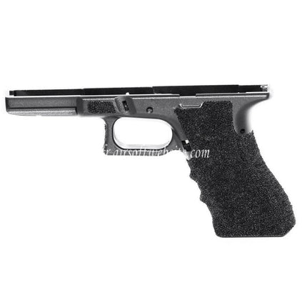 APS Polymer Custom Dotting Pistolgriff Gehäuse ACP601 ACP606 Black Hornet Tokyo Marui G17 G18C G34 G35 GBB Airsoft Pistole Schwarz