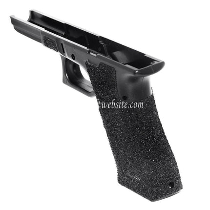 APS Polymer Custom Dotting Pistolgriff Gehäuse ACP601 ACP606 Black Hornet Tokyo Marui G17 G18C G34 G35 GBB Airsoft Pistole Schwarz