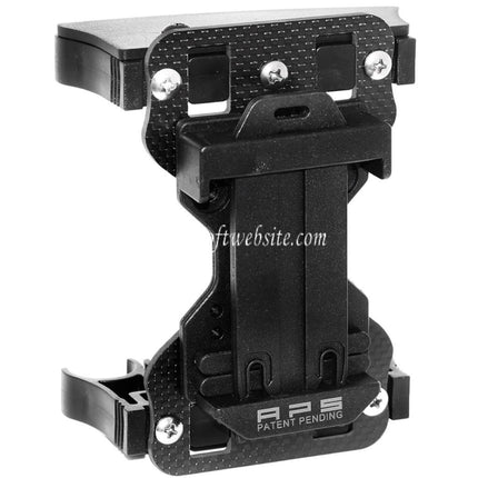 APS 8 Billes Plaque Cartouche Caddy System avec Passant de ceinture Convient pour CAM870 Shotgun Cartouche Noir