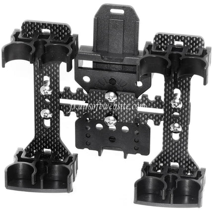 APS 2x Quad-Load Cartouche Caddy System avec Passant de ceinture Convient pour CAM870 Shotgun Cartouche Noir