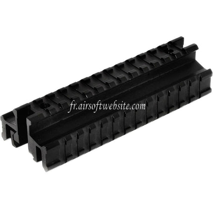 Airsoft Website Tactical Tri-Rail Mount Base Fits 20mm Rail System Rifle Black