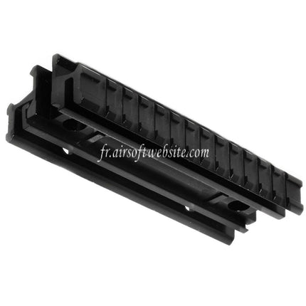 Airsoft Website Tactical Tri-Rail Mount Base Fits 20mm Rail System Rifle Black