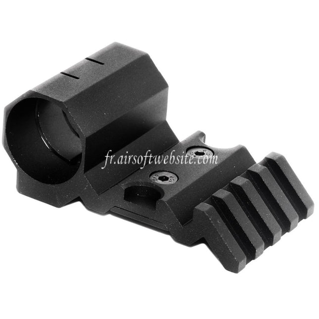 Airsoft Website Offset 20mm Rail Montage & 1/25mm Lampe Montage Noir