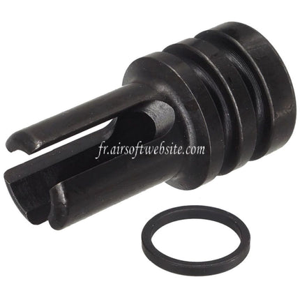 G&P AR15 601 Style 3-Broches Duck Bill Style Acier Cache-Flamme -14mm CCW sens antihoraire Fileté Noir