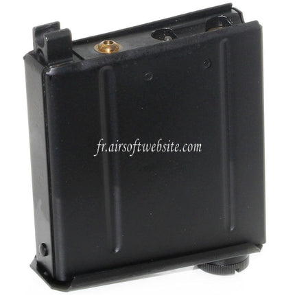 WELL 18 Billes Co2 Chargeur Convient pour AW338 G96 G96D Bolt Action Sniper Fusil Airsoft Noir