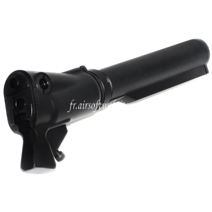 Golden Eagle ausziehbarer Gastank Schaft passend für JG Jing Gong Golden Eagle Tokyo Marui M870 Schrotflinte Airsoft Schwarz