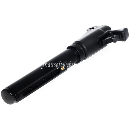 Golden Eagle ausziehbarer Gastank Schaft passend für JG Jing Gong Golden Eagle Tokyo Marui M870 Schrotflinte Airsoft Schwarz