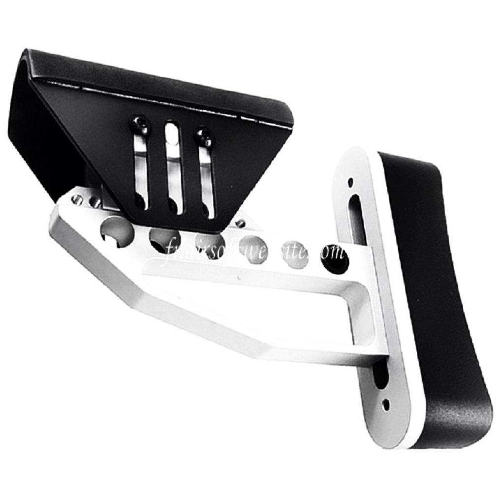 Airsoft Website Léger Réglable Crosse (Type 2) Convient pour M4 M16 Série AEG Fusil Noir/Silver