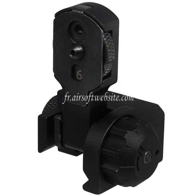 5KU MAD BUIS Rabattable Hausse Convient pour M4 M16 Série AEG Fusil Airsoft