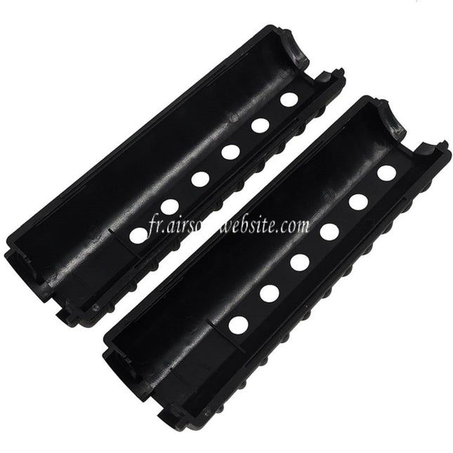 Airsoft Website 155mm M733 Style Plastique Garde-Main Convient pour CYMA E&C Tokyo Marui M4 M16 Série AEG Fusil Noir