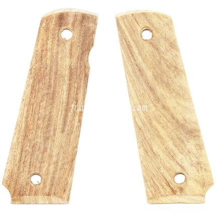 Airsoft Website Real Wood Grip Covers Suitable for BELL ARMY AW WE KJ Tokyo Marui M1911 M.E.U Series 70 M45A1 WARRIOR GBB Pistol Light Brown