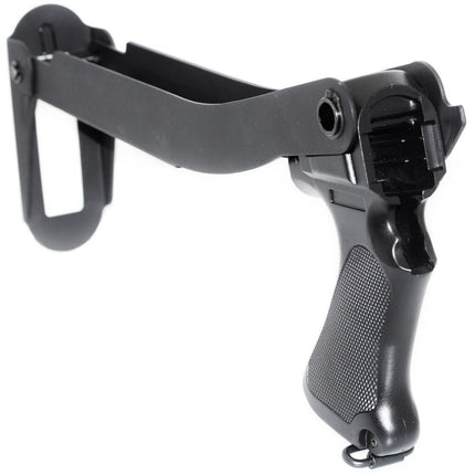 CYMA Klappbarer Metallschaft mit Kunststoffgriff Passend für CYMA M870 Serie Airsoft Schrotflinte Schwarz