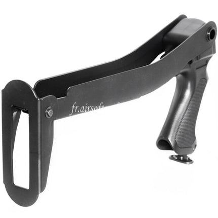 CYMA Klappbarer Metallschaft mit Kunststoffgriff Passend für CYMA M870 Serie Airsoft Schrotflinte Schwarz