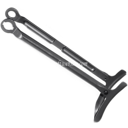 CYMA Bulgarian Style Métal Under-Pliable Crosse Convient pour CYMA CM028S AK47S VFC G&G Classic Army ICS SRC Jing Gong JG Echo1 Matrix AK Beta AEG Fusil Airsoft Noir