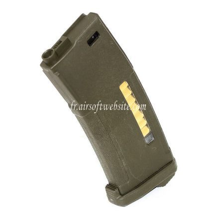 PTS 150 Billes EPM Mid-Cap Enhanced Polymère Chargeur Convient pour M4 M16 Série Tokyo Marui KWA PTS PDR-C ERG Masada G&P VFC-416 CA-416 AMOEBA AM Variants AEG Fusil Airsoft