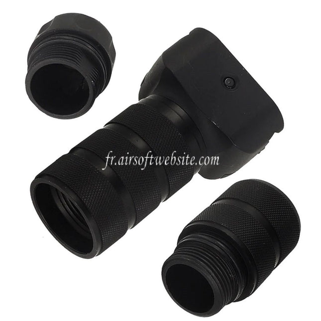 Airsoft Website Aluminium Troy Style Modulaire Combat Vertical Poignée Convient pour 20mm Picatinny Rail Noir