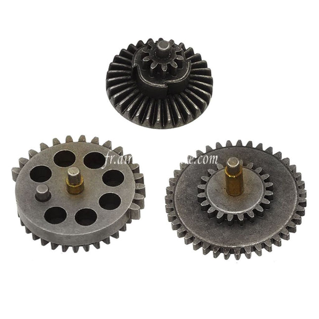 Battleaxe Acier Standard Couple Engrenage Set Convient pour Tokyo Marui AEG Vitesse Boîte Fusil Airsoft