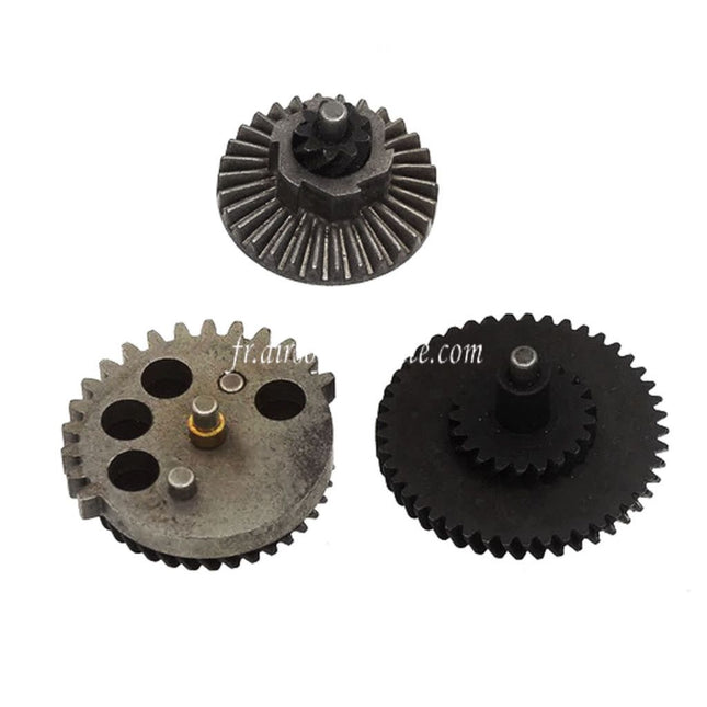 Battleaxe Acier 100:300 Helical Engrenage Set Convient pour Tokyo Marui AEG Vitesse Boîte Fusil Airsoft
