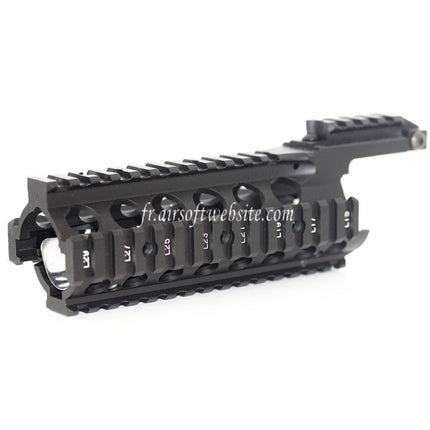 Airsoft Website 210mm CNC Aluminum RAS Keymod Rail de Garde-Main Convient pour Tokyo Marui WA M4 M16 Série Fusil Noir