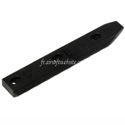 Airsoft Website 115mm 9-Slot Rail Panel Fits URX RAS Handguard System Black