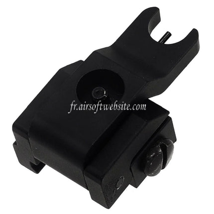 Airsoft Website Métal Alliage SR15 Rabattable Guidon Convient pour 20mm Picatinny Rail Fusil