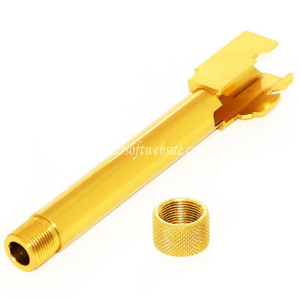 5KU CNC Aluminum Canon Extérieur Type 1 avec -14mm CCW sens antihoraire Couvre Convient pour Tokyo Marui G17 GBB Pistolet Airsoft