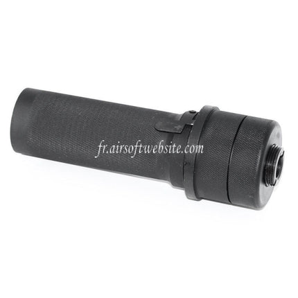 5KU PBS-1 Mini Silencieux Convient pour -14mm CCW sens antihoraire Canon AK Série Fusil Airsoft Noir