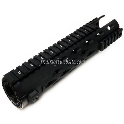 5KU 236mm TJ Competition Série Rail de Garde-Main (Carbine CUTOUT) Convient pour Tokyo Marui M4 M16 AEG Fusil Airsoft Noir