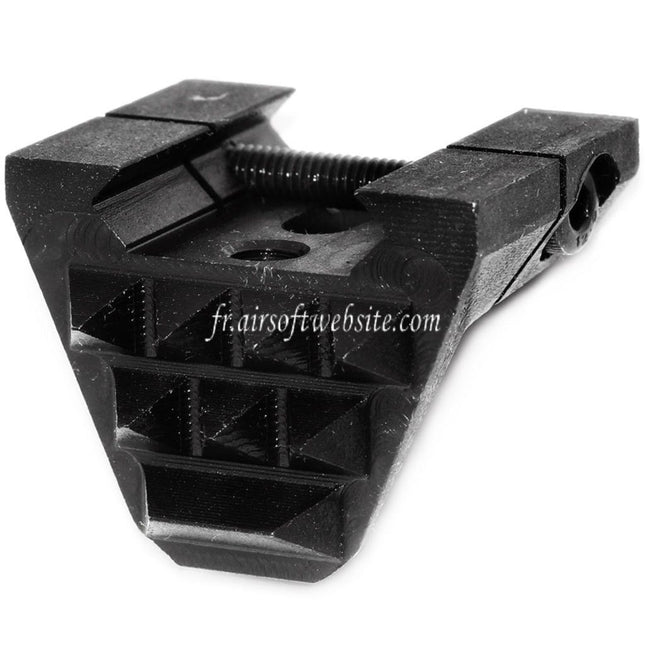 5KU Métal Strike Butee de Main avec Rear Hook Convient pour Any 20mm Picatinny Rail Noir