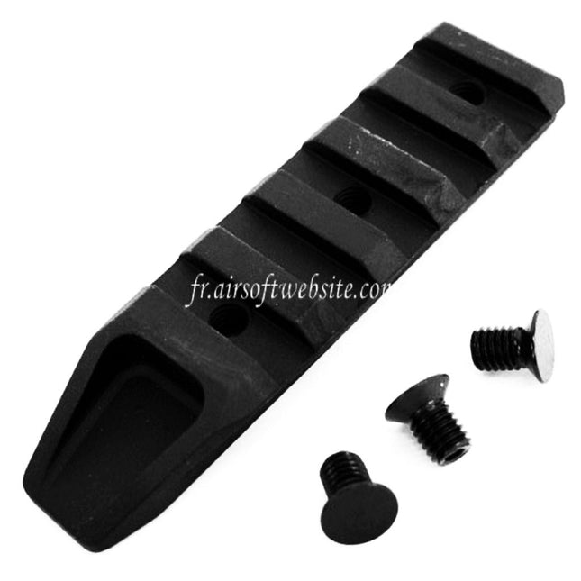 5KU 5 Slots Rail Panel Convient pour URX RAS Garde-Main System Noir