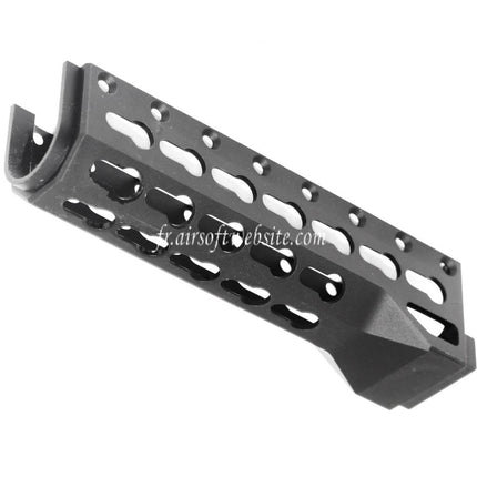 5KU 155mm Alfa Bas Rail de Garde-Main Convient pour GHK LCT INOKASU D-BOYS Tokyo Marui AK Série AEG Fusil Airsoft Noir