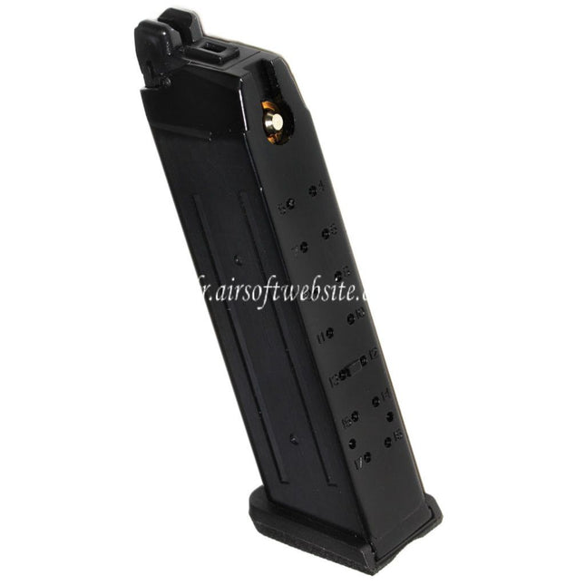 APS 23 Billes Top Gaz Turbo Chargeur Convient pour G17 G18C G34 G35 G-Série GBB Pistolet Airsoft Noir