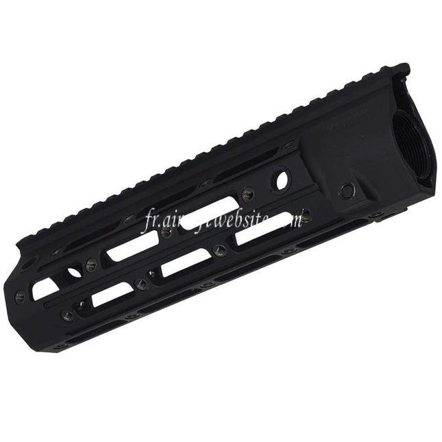 5KU 10.5 Pouces RAHG Tactique M-LOK Rail de Garde-Main Convient pour D-Boys CYMA WE(WE-TECH) VFC Umarex HK416 Série AEG GBB Fusils Airsoft Noir