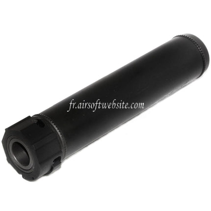 5KU 193mm SOCOM556 AR QD Silencieux A avec Frein de Bouche Convient pour -14mm CCW sens antihoraire Canon Fusil Airsoft Noir