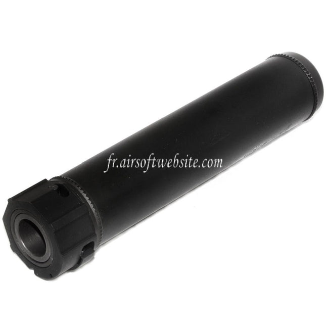 5KU 193mm SOCOM556 AR QD Silencieux A avec Frein de Bouche Convient pour -14mm CCW sens antihoraire Canon Fusil Airsoft Noir