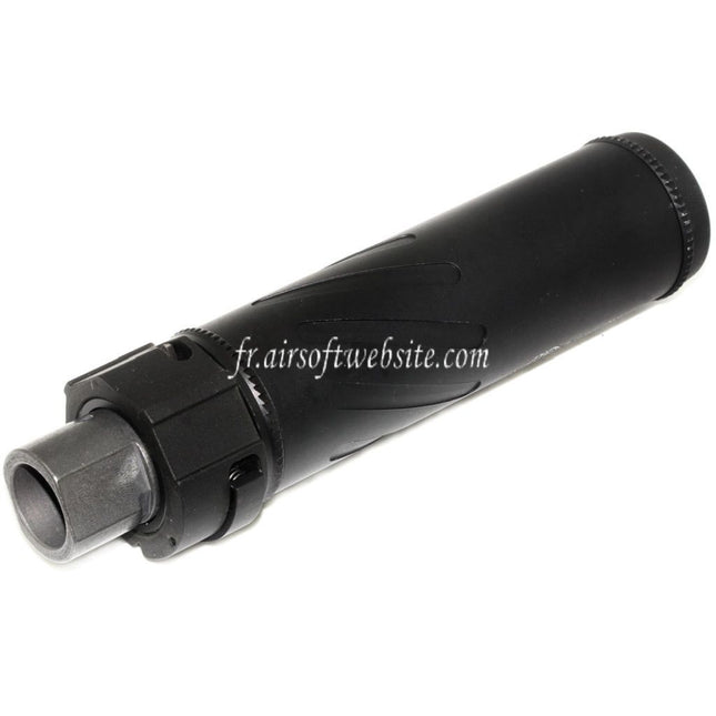 5KU 153mm/173mm SOCOM556 RC QD Silencieux avec Frein de Bouche Convient pour -14mm CCW sens antihoraire Canon Fusil Airsoft Noir