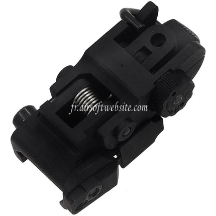 Airsoft Website Plastique M4SS Retourner Hausse Convient pour 20mm Picatinny Rail Fusil