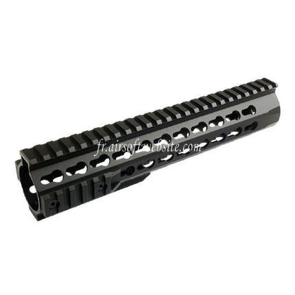 CYMA Aluminum 10 Pouces 255mm Keymod Rail de Garde-Main Convient pour Tokyo Marui APS CYMA M4 M16 Série AEG Fusil Airsoft Noir