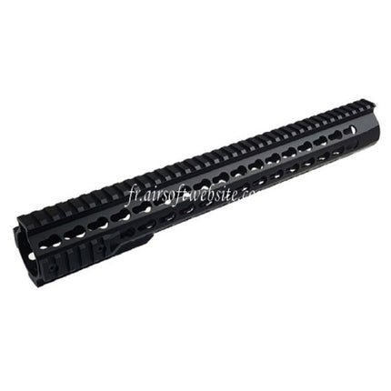 CYMA Aluminum URX4 14.5 Pouces 380mm Keymod Rail de Garde-Main Convient pour Tokyo Marui APS CYMA M4 M16 Série AEG Fusil Airsoft Noir