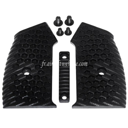 5KU Changeable Complète Modulaire Pistolet Poignée Set (Edge) Convient pour M4 M16 Série GBB Fusil Airsoft Noir