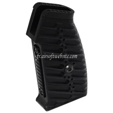 5KU Changeable Complète Modulaire Pistolet Poignée Set (Knurly) Convient pour M4 M16 Série GBB Fusil Airsoft Noir