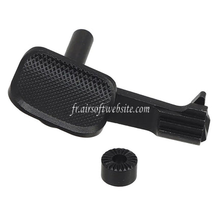 AIP Acier Inoxydable Glissière Verrou avec Pouce Repose Convient pour Tokyo Marui Hi-Capa 5.1 4.3 Série GBB Pistolets Airsoft