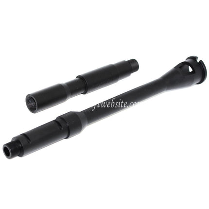 5KU 14.5 Inch Aluminum M4A1 Outer Barrel -14mm CCW Counter-Clockwise Suitable for WA M4 M16 Series GBB Airsoft Rifle Black