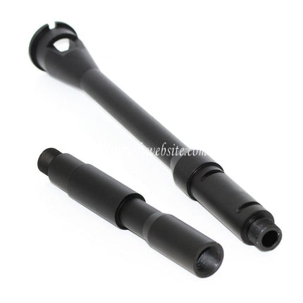 5KU 14.5 Inch Aluminum M4A1 Outer Barrel -14mm CCW Counter-Clockwise Suitable for WA M4 M16 Series GBB Airsoft Rifle Black