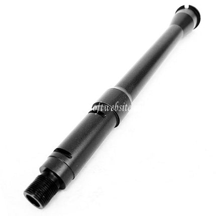 5KU 10.3 Pouces Aluminium CQB Canon Extérieur -14mm CCW sens antihoraire Convient pour WA M4 M16 Série GBB Fusil Airsoft Noir