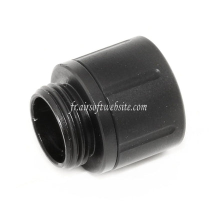 Airsoft Website Schalldämpfer Kompensator Adapter Passend für G17 -12mm CCW -14mm CCW mit Gewindeabdeckung