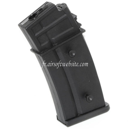Battleaxe 470 BBs Hi-Cap Magazin Passend für G36 Serie AEG Airsoft Gewehr Schwarz
